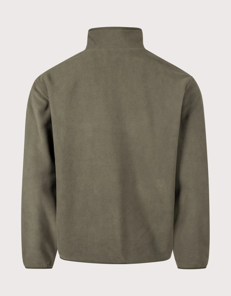 Balloon Fit Edmore Quarter Zip Fleece Sweatshirt