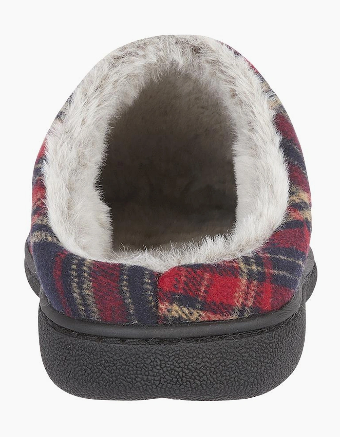 Jo & Joe FALKIRK Mens Mule Slippers Red