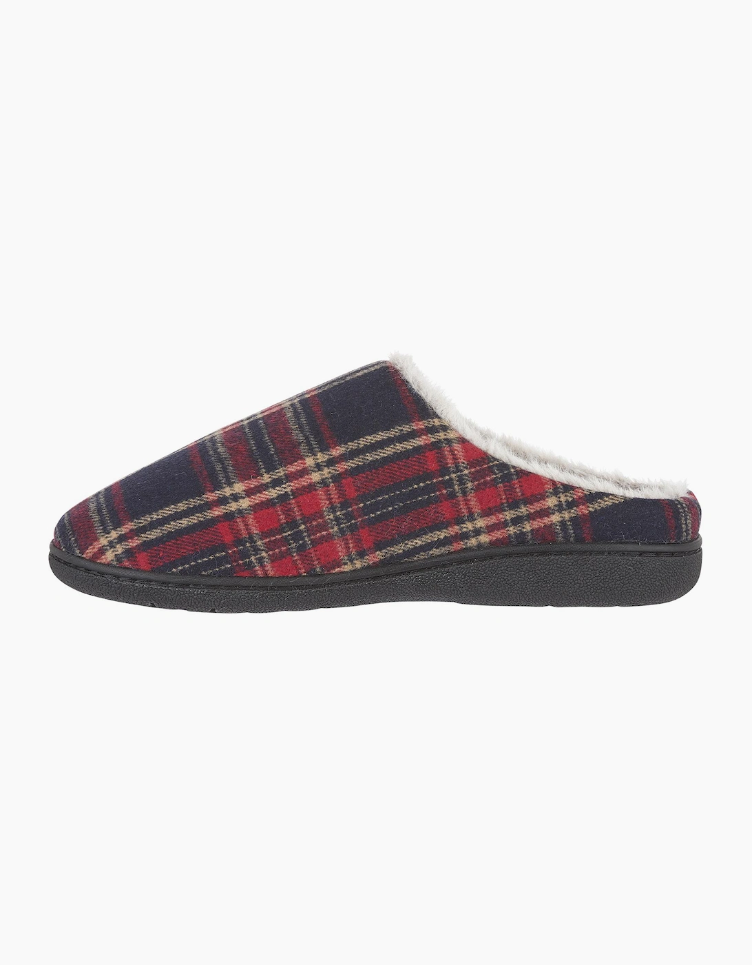 Jo & Joe FALKIRK Mens Mule Slippers Red