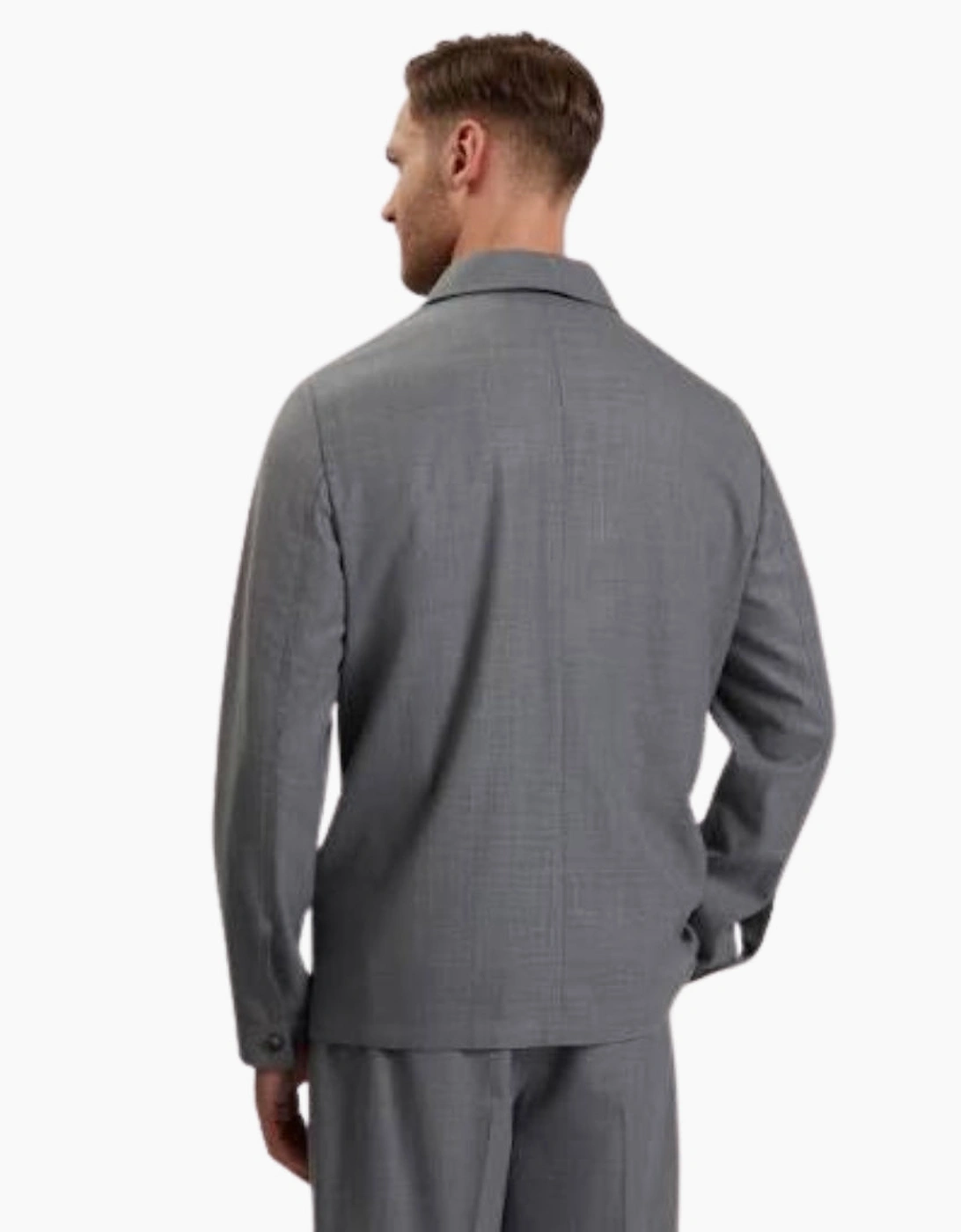 Ted Baker Selwynj Lightweight Grey Wool Blend Jacket