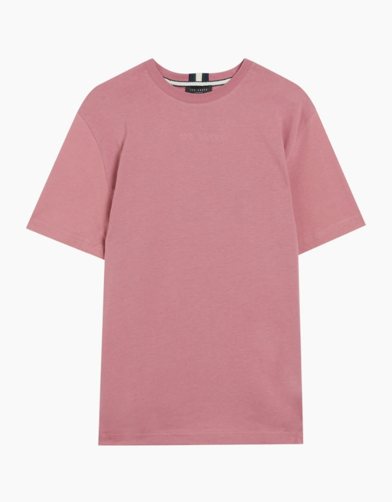 Ted Baker Wiskin Regular Branded Pink T-Shirt