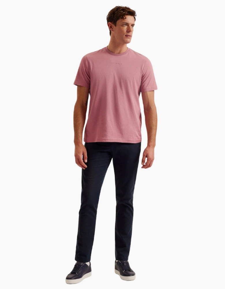 Ted Baker Wiskin Regular Branded Pink T-Shirt