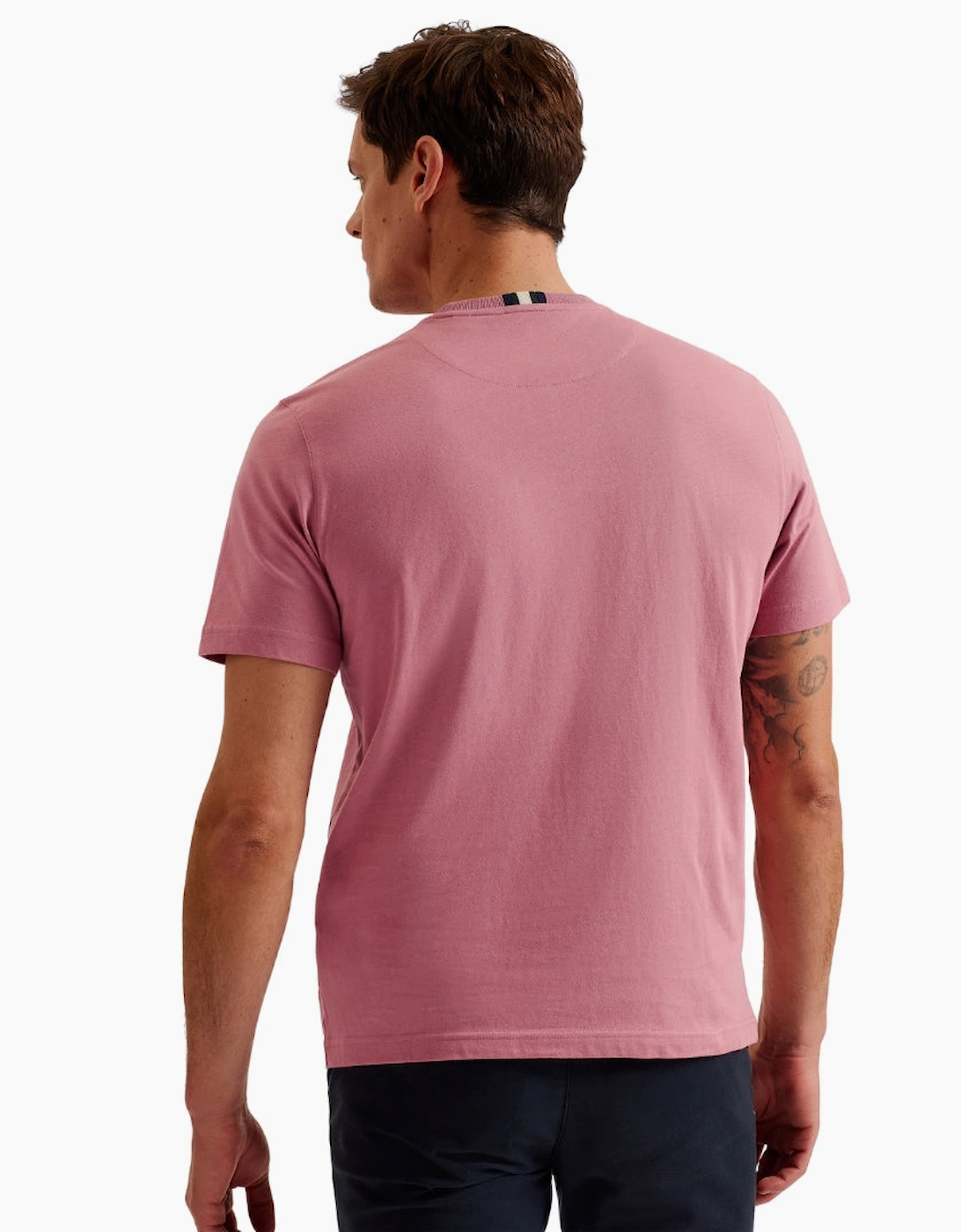 Ted Baker Wiskin Regular Branded Pink T-Shirt