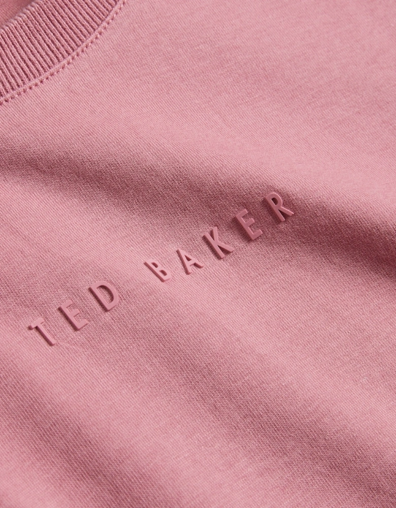 Ted Baker Wiskin Regular Branded Pink T-Shirt