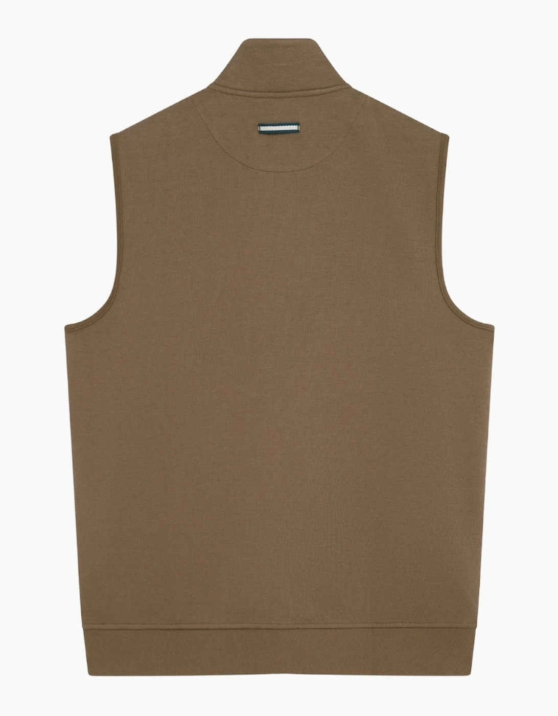 Ted Baker Atho Regular Fit Quilted Olive Gilet