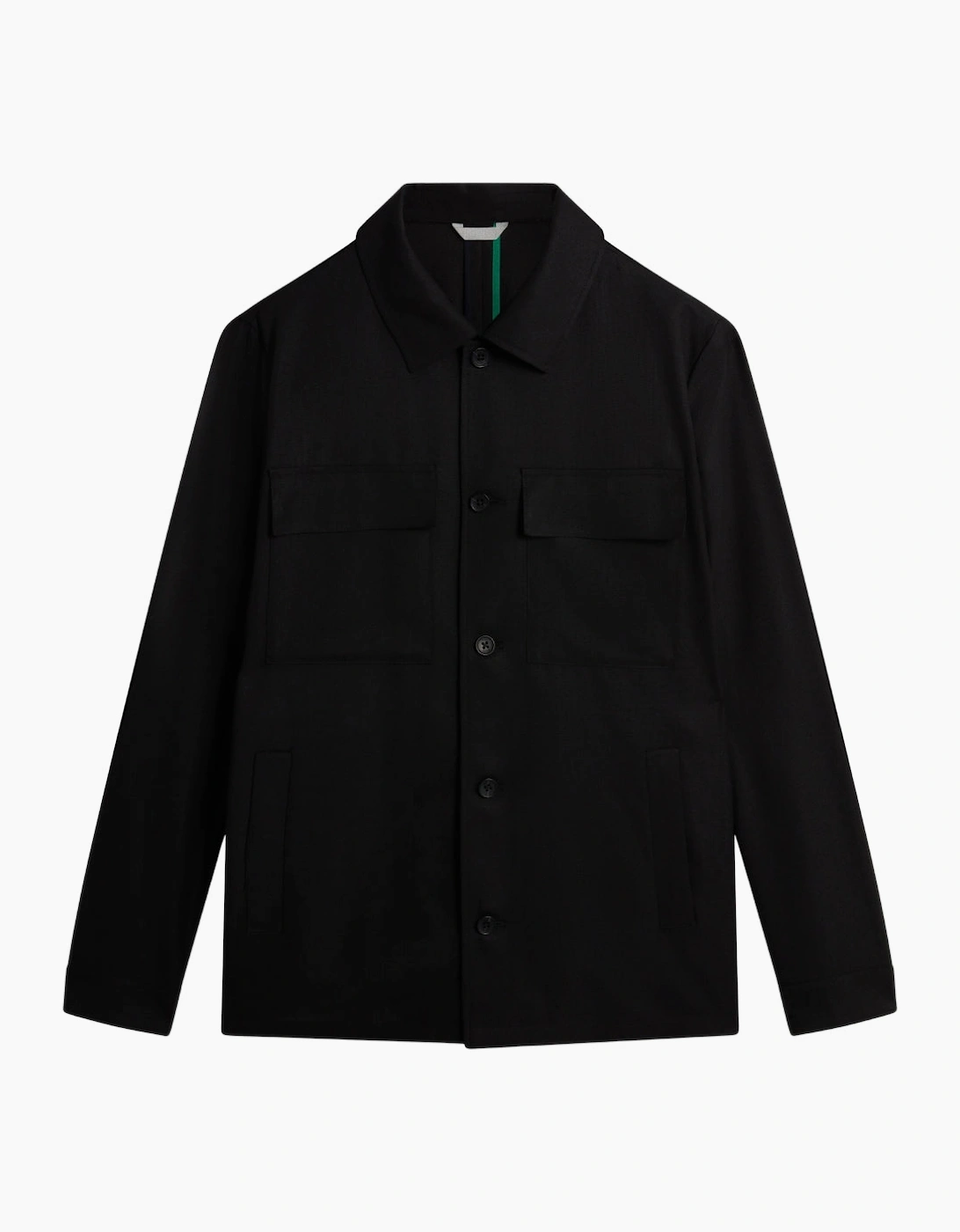Ted Baker Selwynj Lightweight Black Wool Blend Jacket