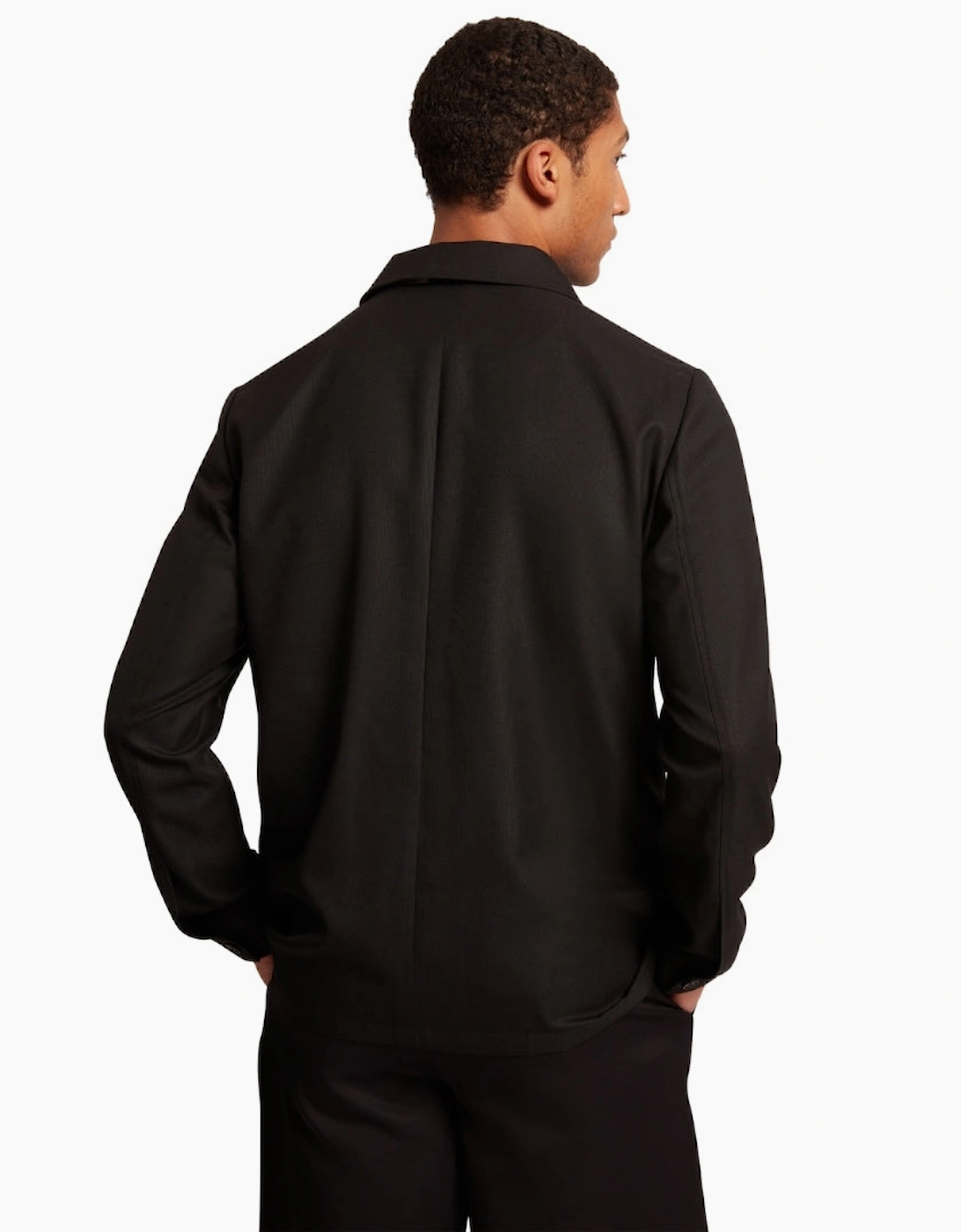 Ted Baker Selwynj Lightweight Black Wool Blend Jacket