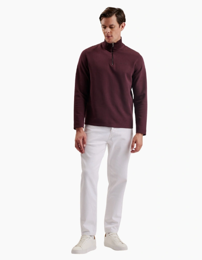 Ted Baker Actos Branded Half Zip Mason Sweater