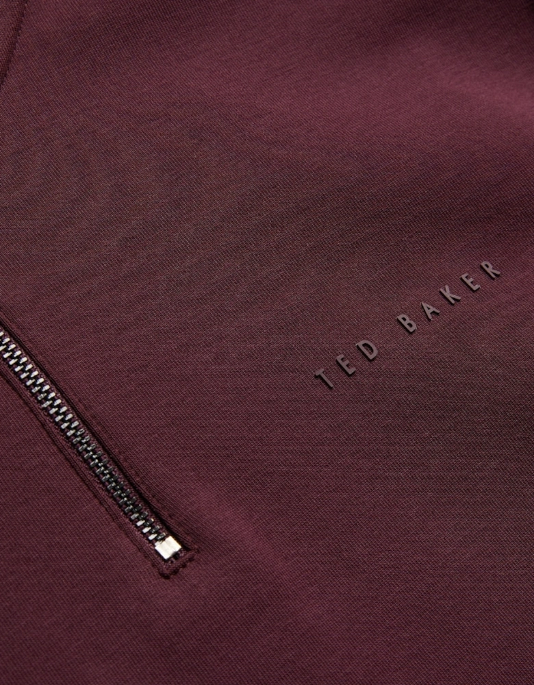 Ted Baker Actos Branded Half Zip Mason Sweater