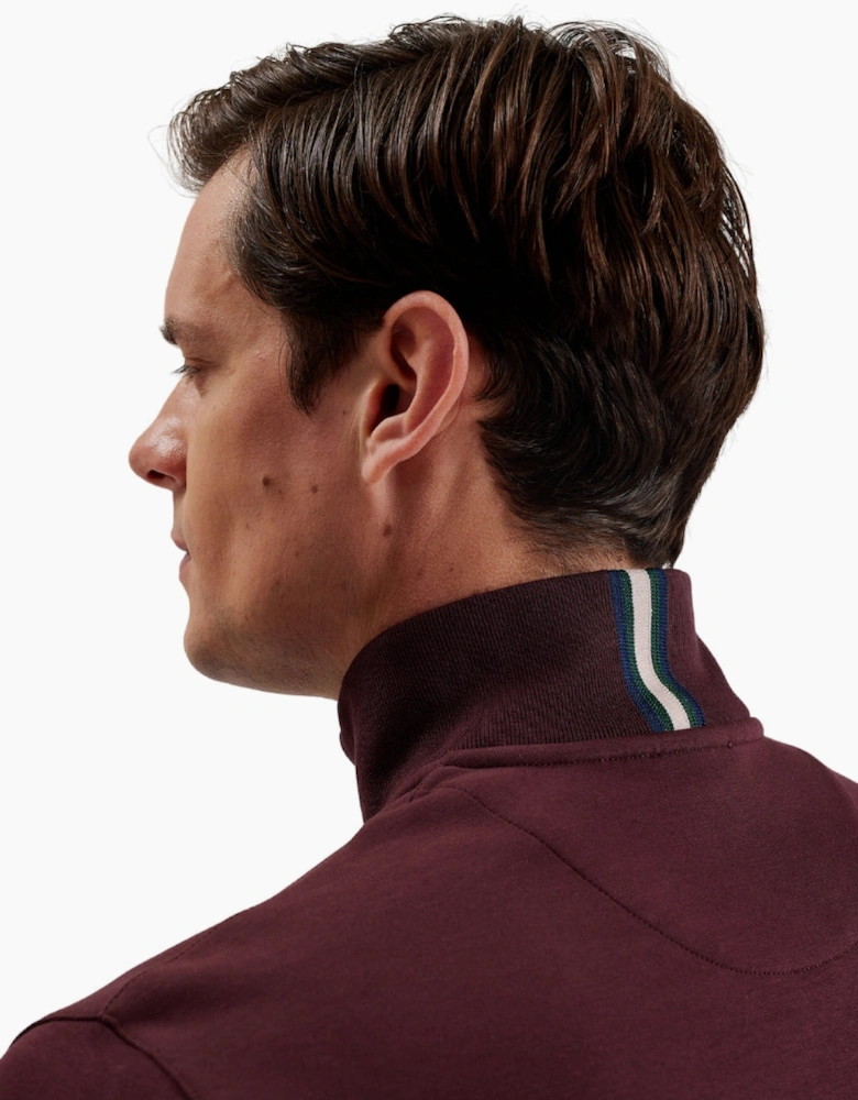 Ted Baker Actos Branded Half Zip Mason Sweater