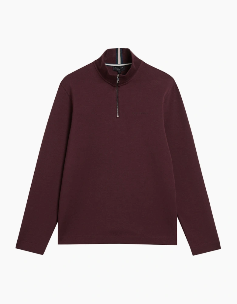 Ted Baker Actos Branded Half Zip Mason Sweater