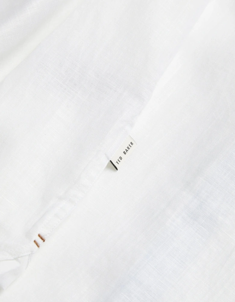 Ted Baker Palomas White Linen Shirt