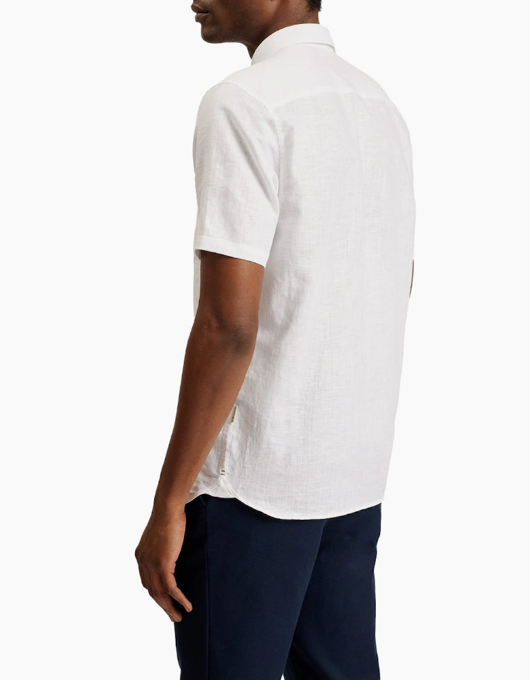 Ted Baker Palomas White Linen Shirt