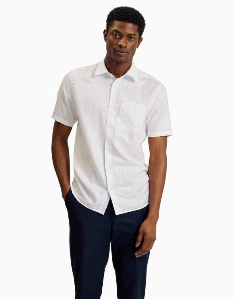 Ted Baker Palomas White Linen Shirt