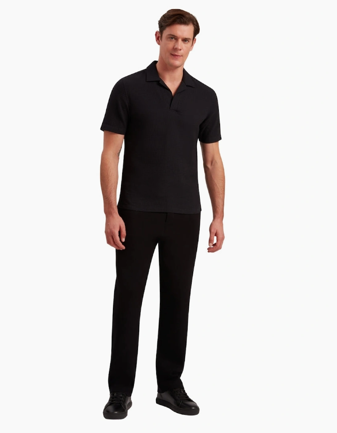 Ted Baker Nutrit Regular Knitted Black Trousers