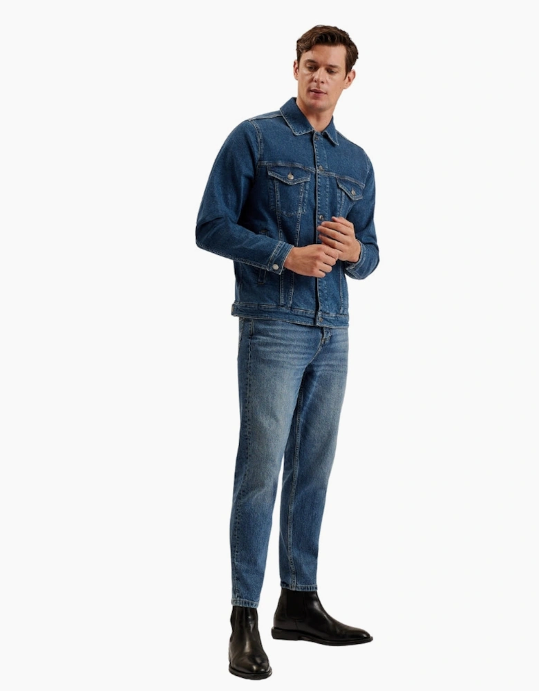 Ted Baker Brisban Blue Denim Trucker Jacket