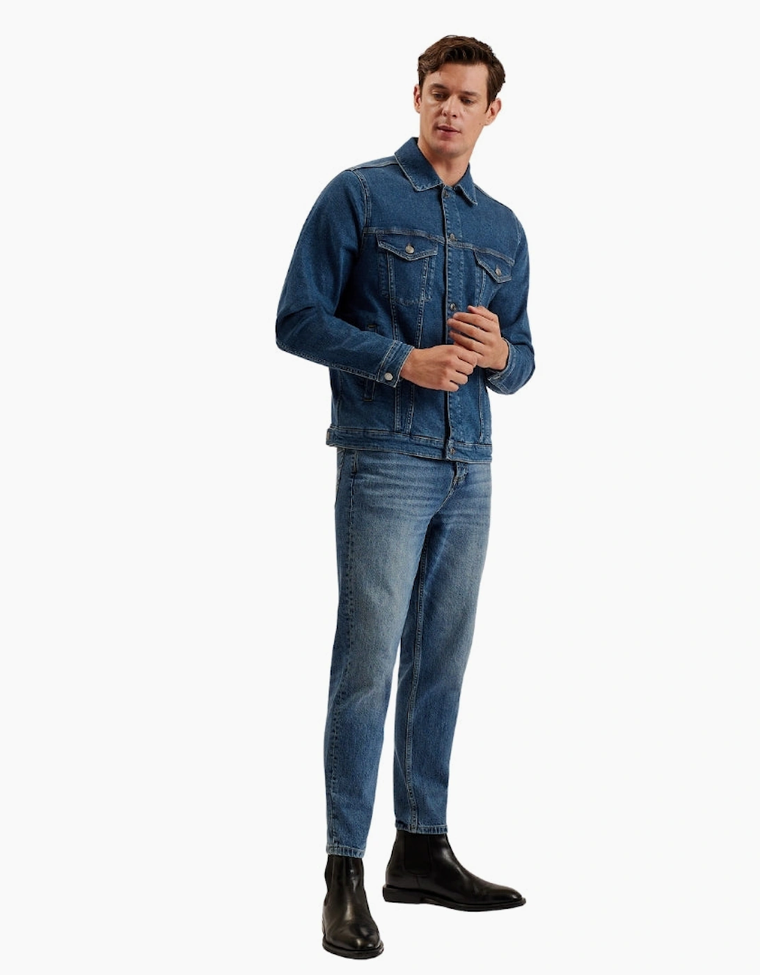 Ted Baker Brisban Blue Denim Trucker Jacket