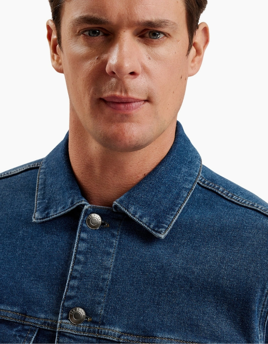Ted Baker Brisban Blue Denim Trucker Jacket