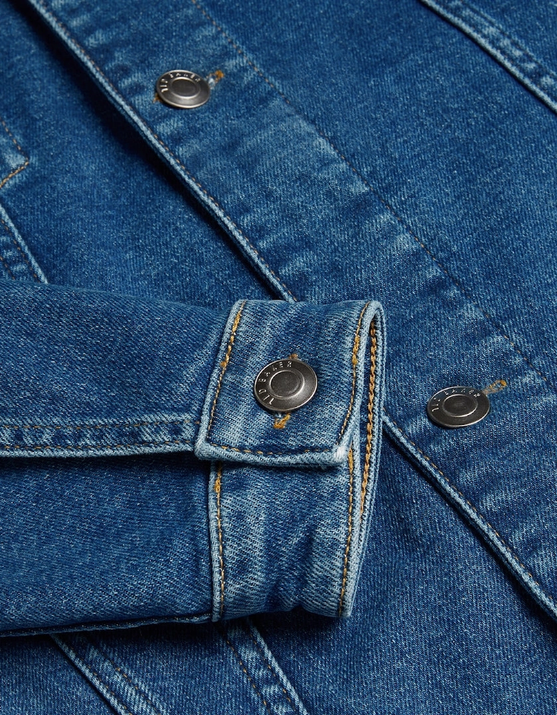 Ted Baker Brisban Blue Denim Trucker Jacket