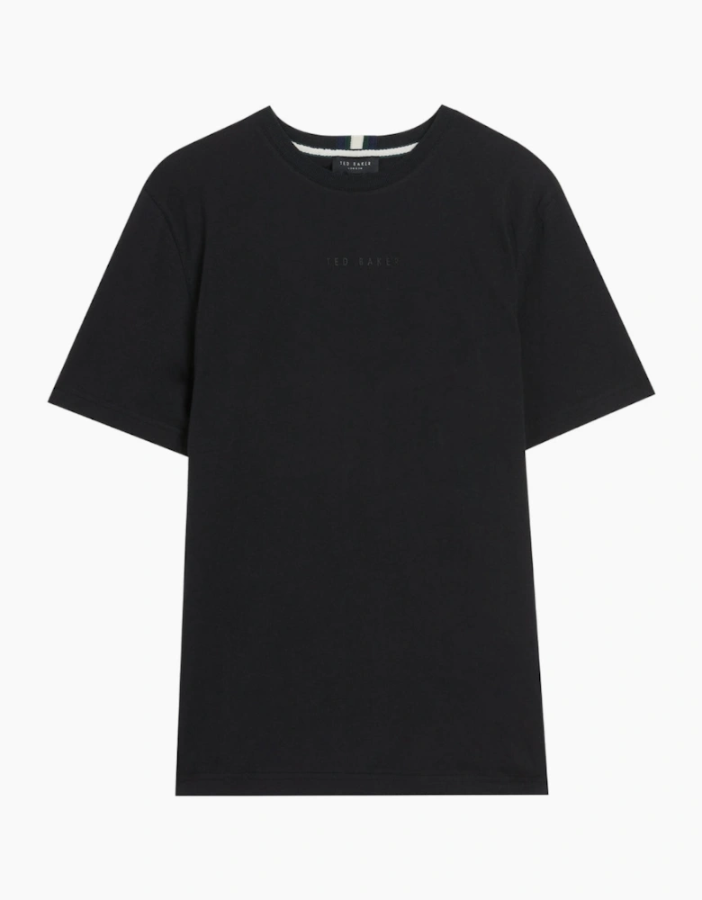 Ted Baker Wiskin Regular Branded Black T Shirt