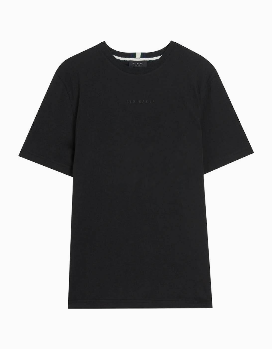 Ted Baker Wiskin Regular Branded Black T Shirt