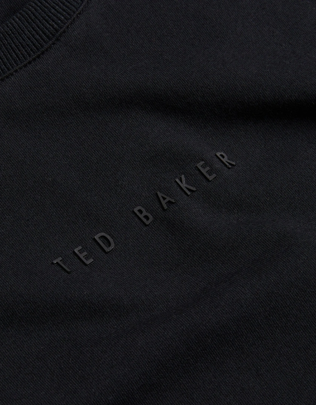 Ted Baker Wiskin Regular Branded Black T Shirt