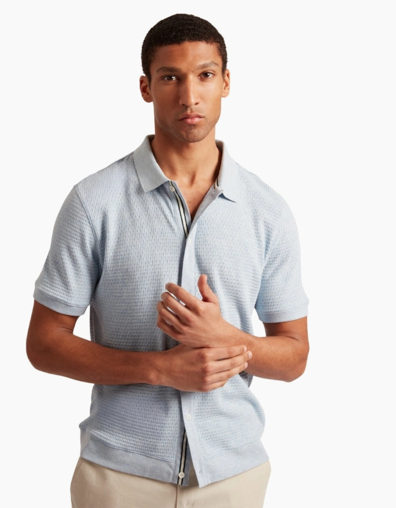 Ted Baker Connyr Regular Blue Button Through Shirt
