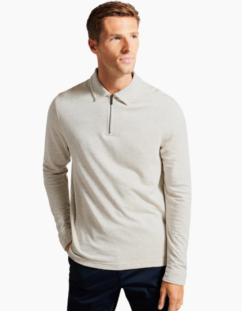 Ted Baker Karpol Regular Soft Touch Natural Polo Shirt