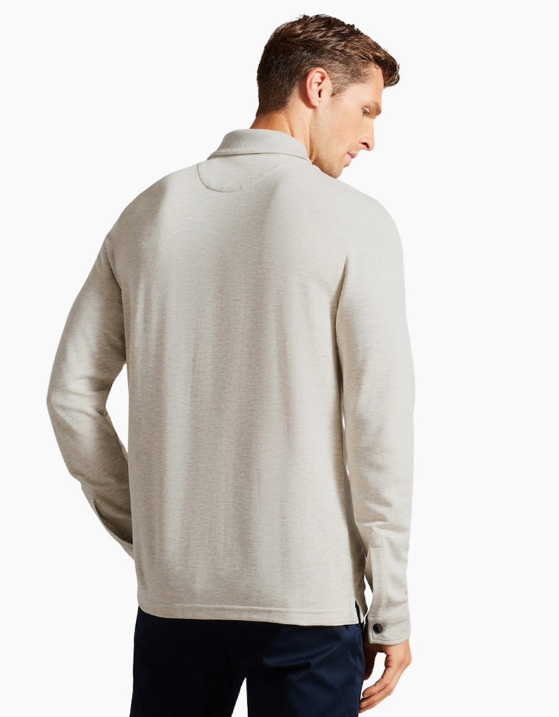 Ted Baker Karpol Regular Soft Touch Natural Polo Shirt