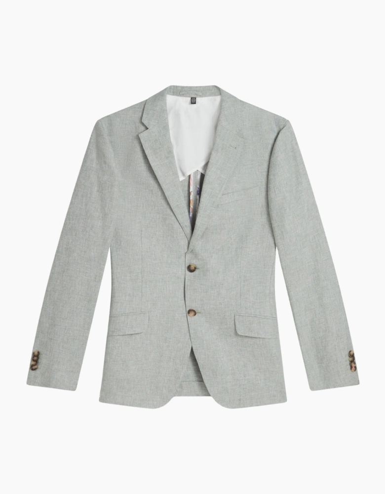 Ted Baker Kenleyj Stretch Linen Green Blazer Jacket