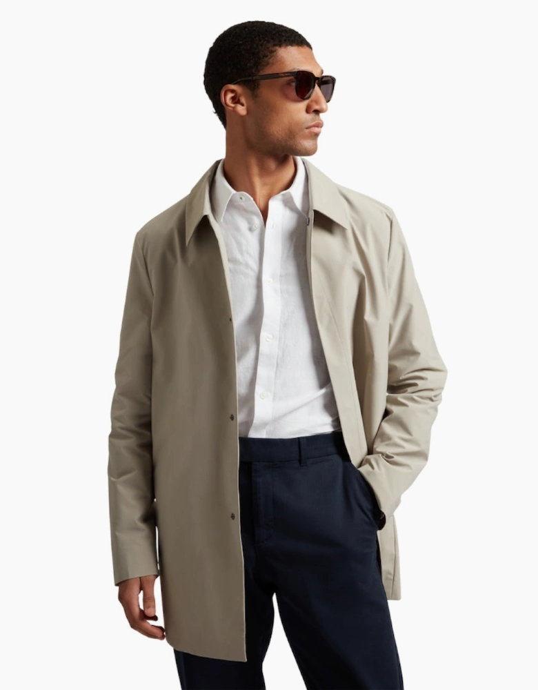 Ted Baker Hummels Smart Nylon Ecru Short Jacket