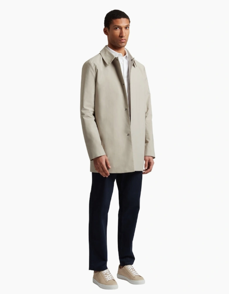 Ted Baker Hummels Smart Nylon Ecru Short Jacket