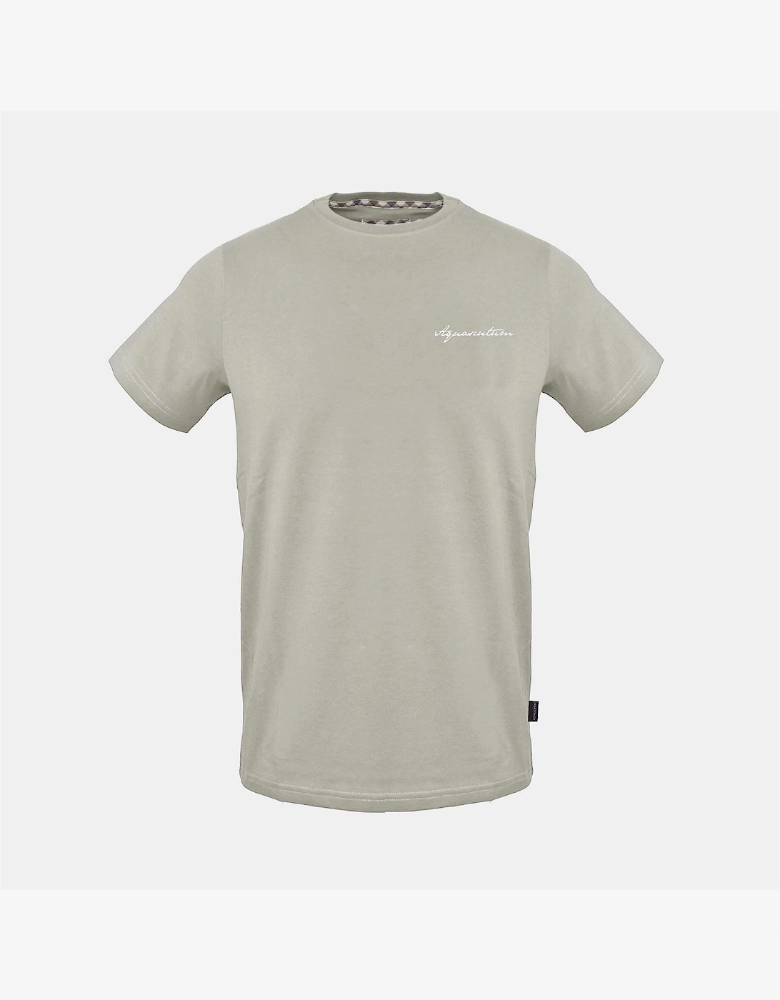 Printed Logo Lettering Crew Neck Short Sleeve T-Shirt