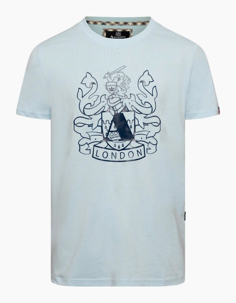 Text Graphic Crew Neck Short Sleeve T-Shirt