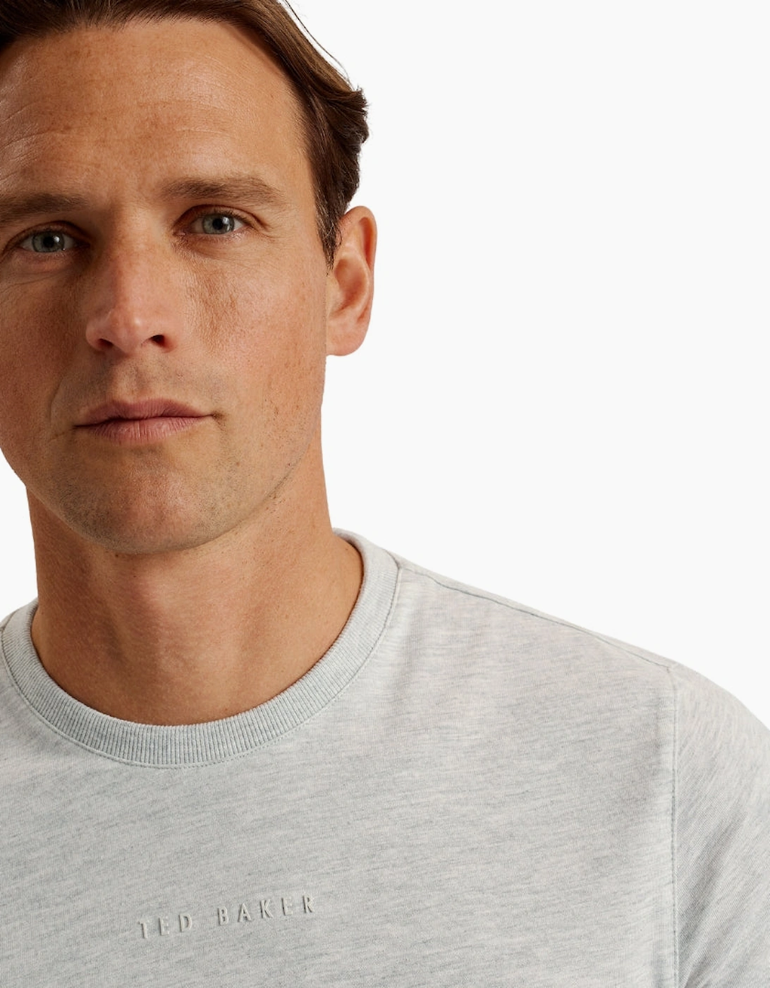 Ted Baker Wiskin Regular Branded Grey T-Shirt