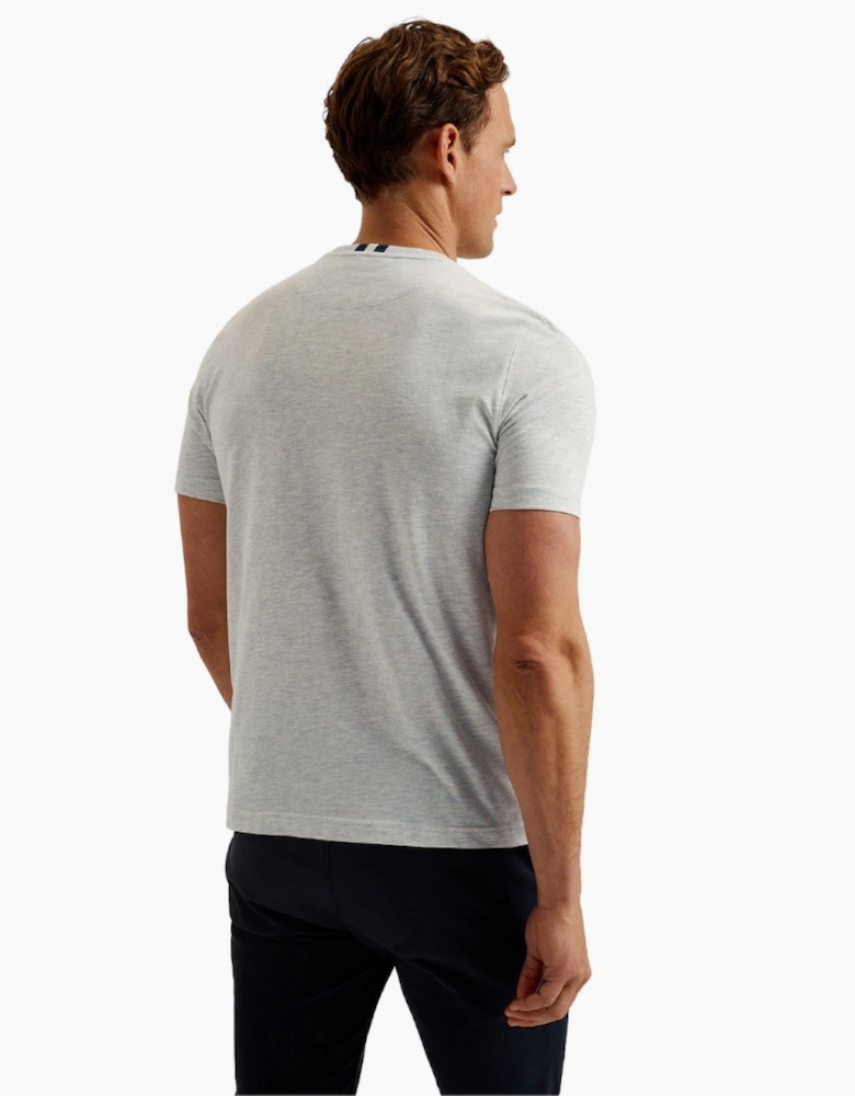 Ted Baker Wiskin Regular Branded Grey T-Shirt