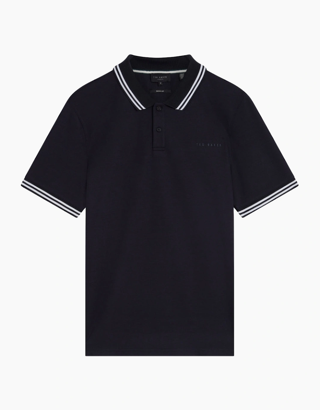 Ted Baker Excpet Regular Branded Navy Polo Shirt