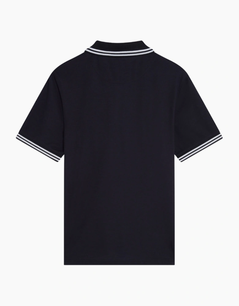 Ted Baker Excpet Regular Branded Navy Polo Shirt