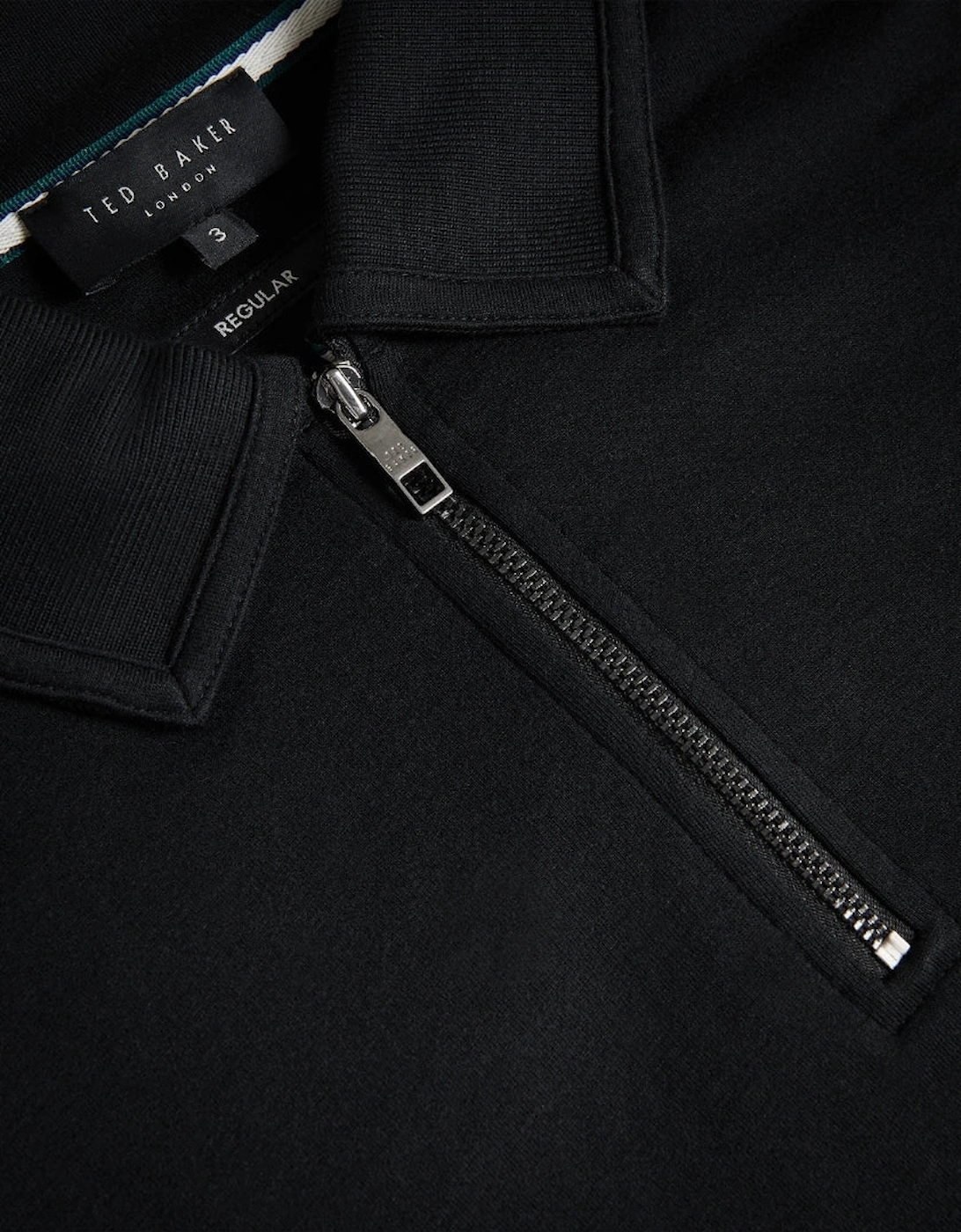 Ted Baker Karpol Regular Soft Touch Black Polo Shirt