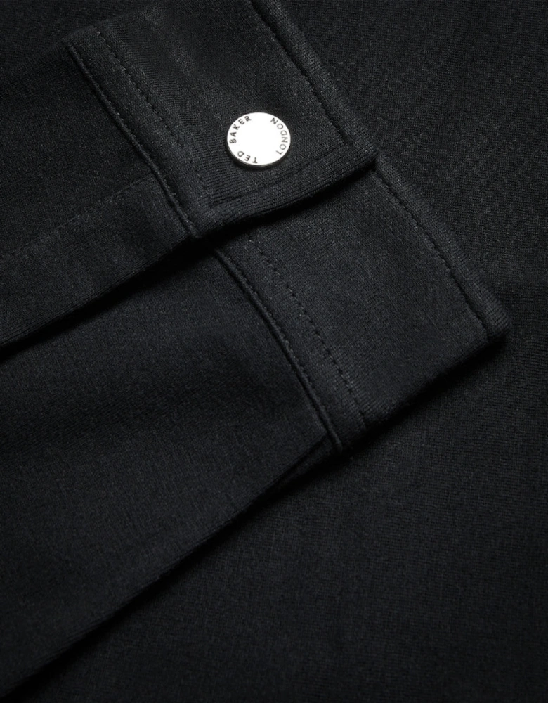 Ted Baker Karpol Regular Soft Touch Black Polo Shirt