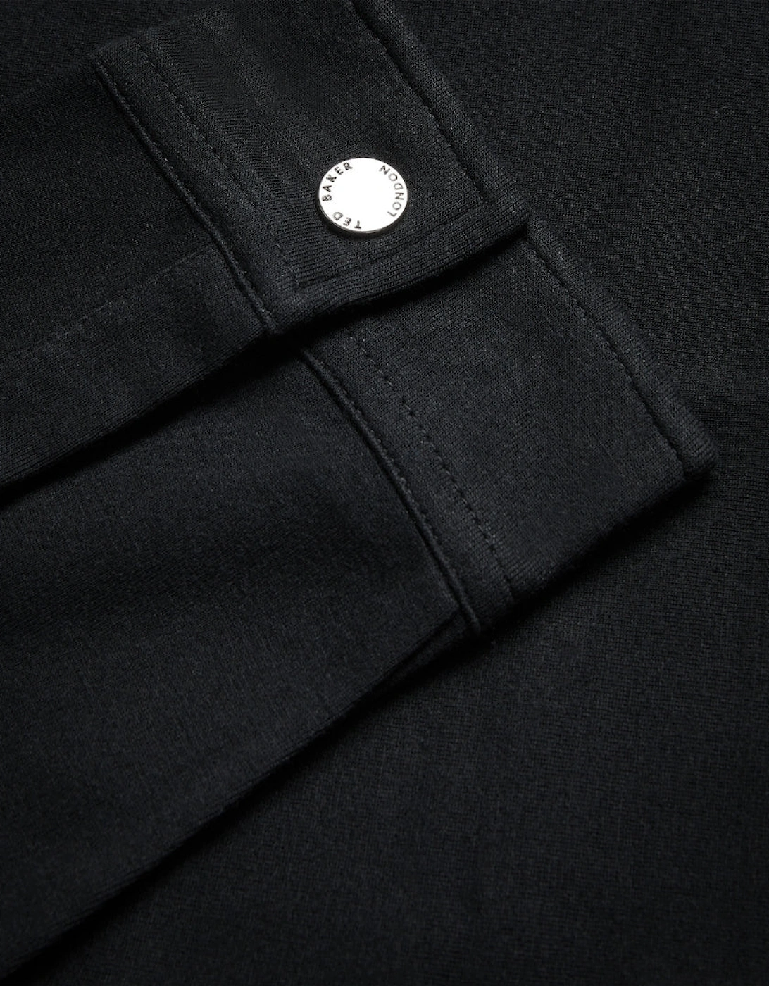 Ted Baker Karpol Regular Soft Touch Black Polo Shirt