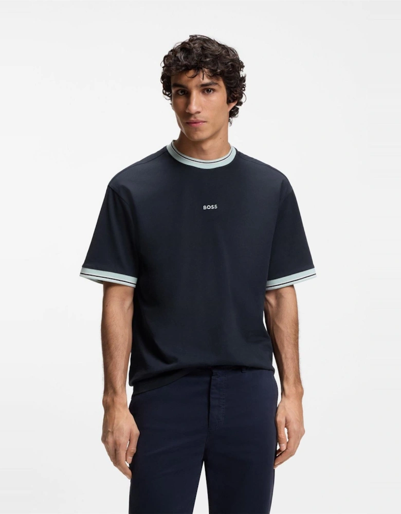 Wordmark Printed Logo Crew Neck Short Sleeve T-Shirt