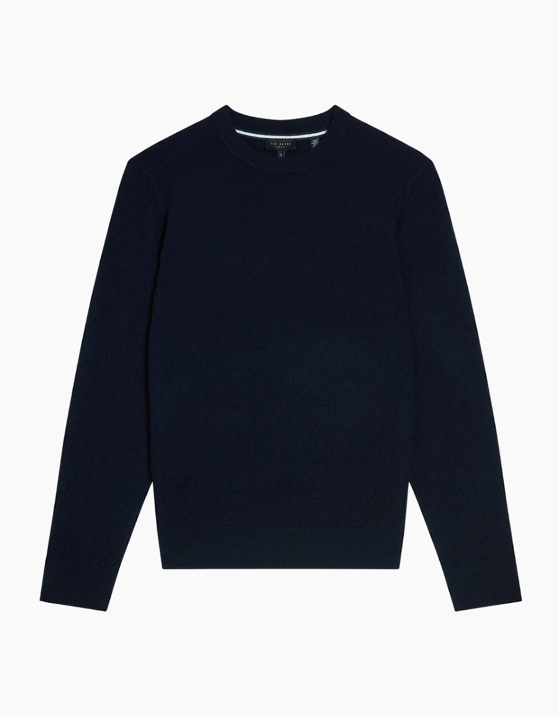 Ted Baker Men's Ted Baker Loung T Stitch Crew Neck Navy Jumper - Black