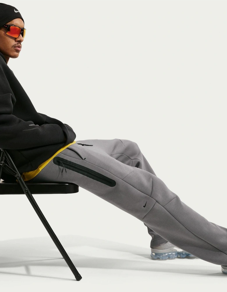 Tech Mid Rise Open Hem Straight Athletic Pants
