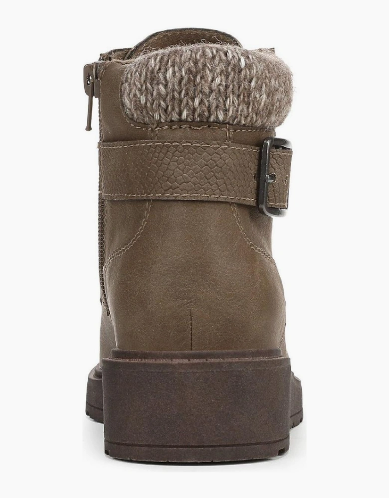 Kinsley Lace Up Wedge Walking Boots