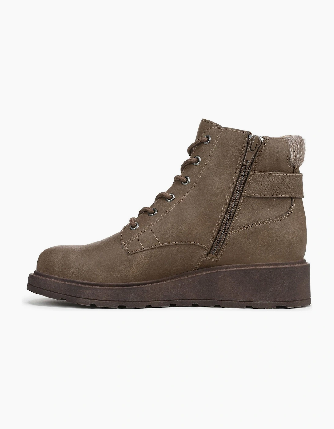 Kinsley Lace Up Wedge Walking Boots