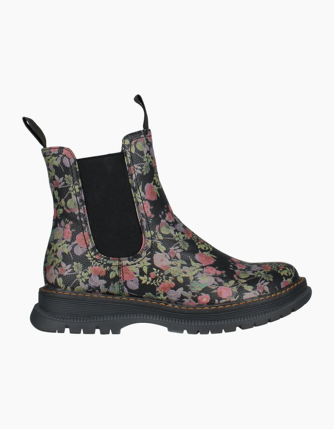 Peyton 05 Floral Womens Chelsea Boots