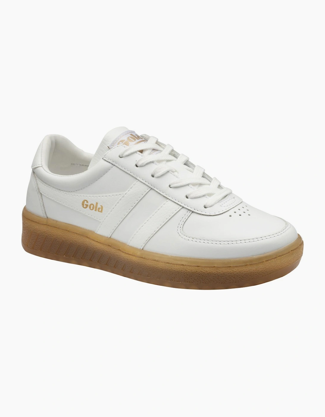 Grandslam Leather Womens Casual Trainers