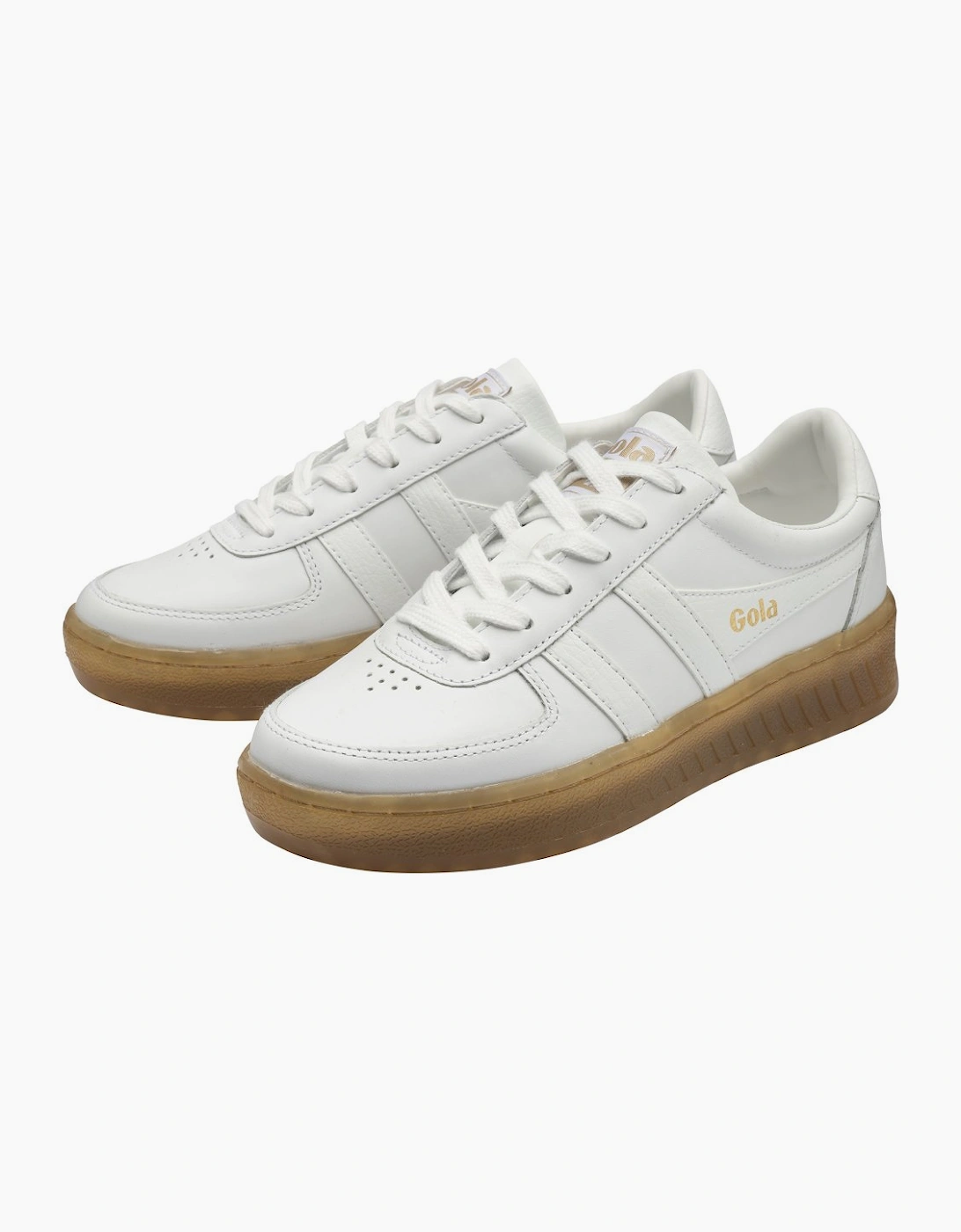 Grandslam Leather Womens Casual Trainers