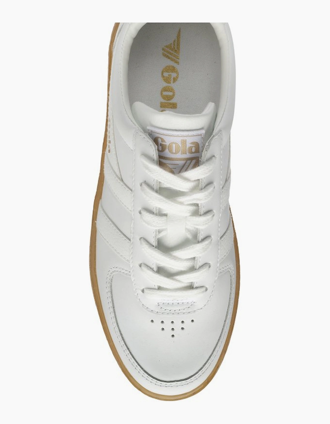 Grandslam Leather Womens Casual Trainers